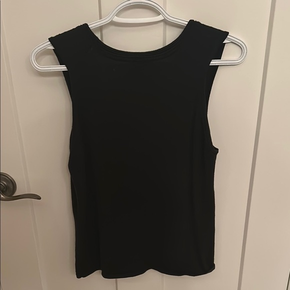 Rafaella Black Scoop Neck Sleeveless Top, size S - Picture 4 of 4